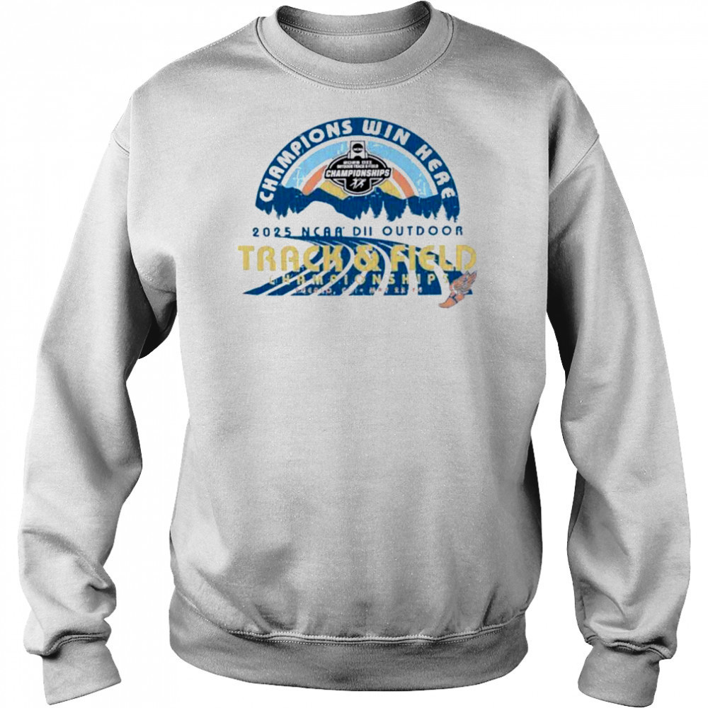 NCAA DII Outdoor Track and Field Championships 2025 vintage shirt Hoodie
