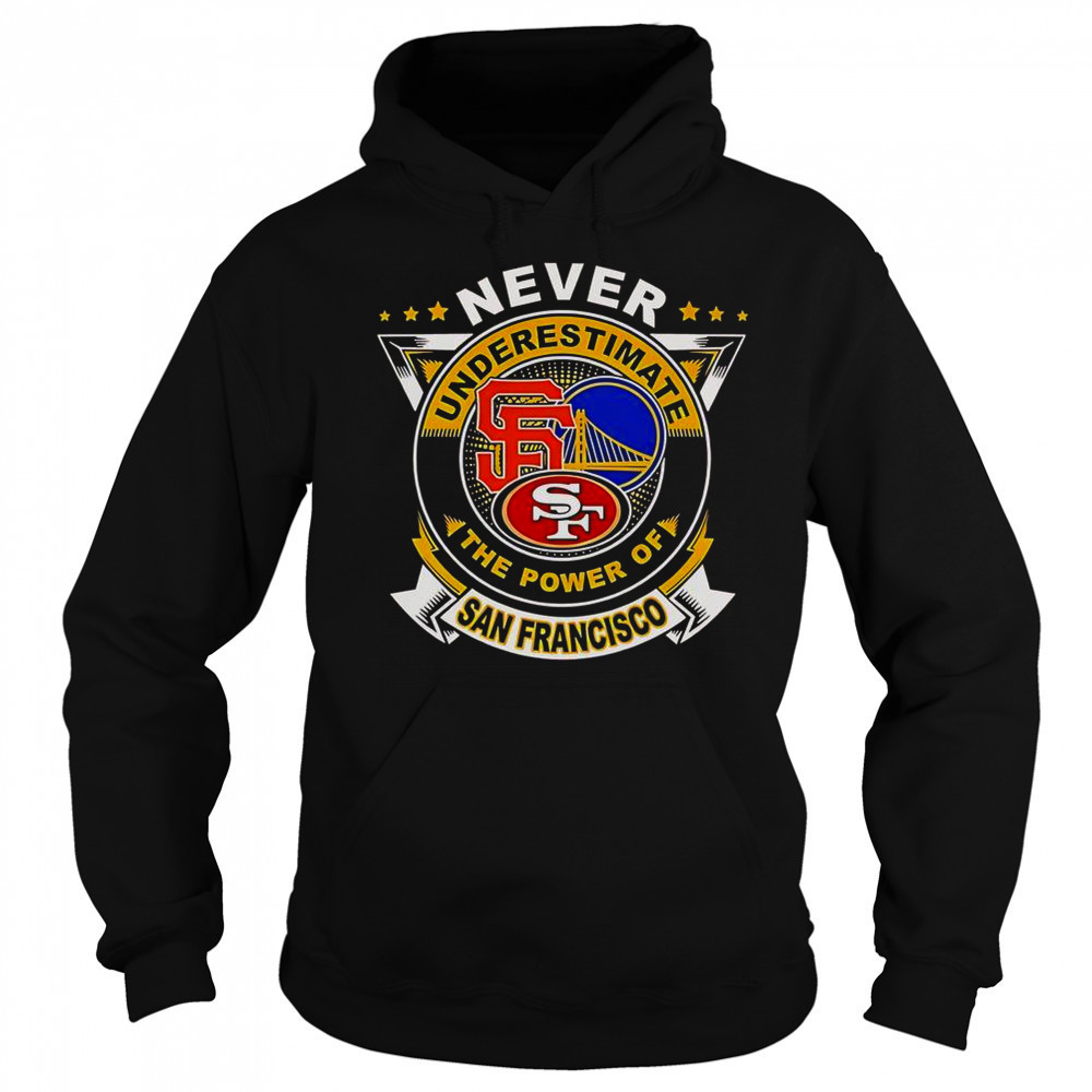 Never Underestimate The Power Of San Francisco Sports T-Shirt Sweatshirt