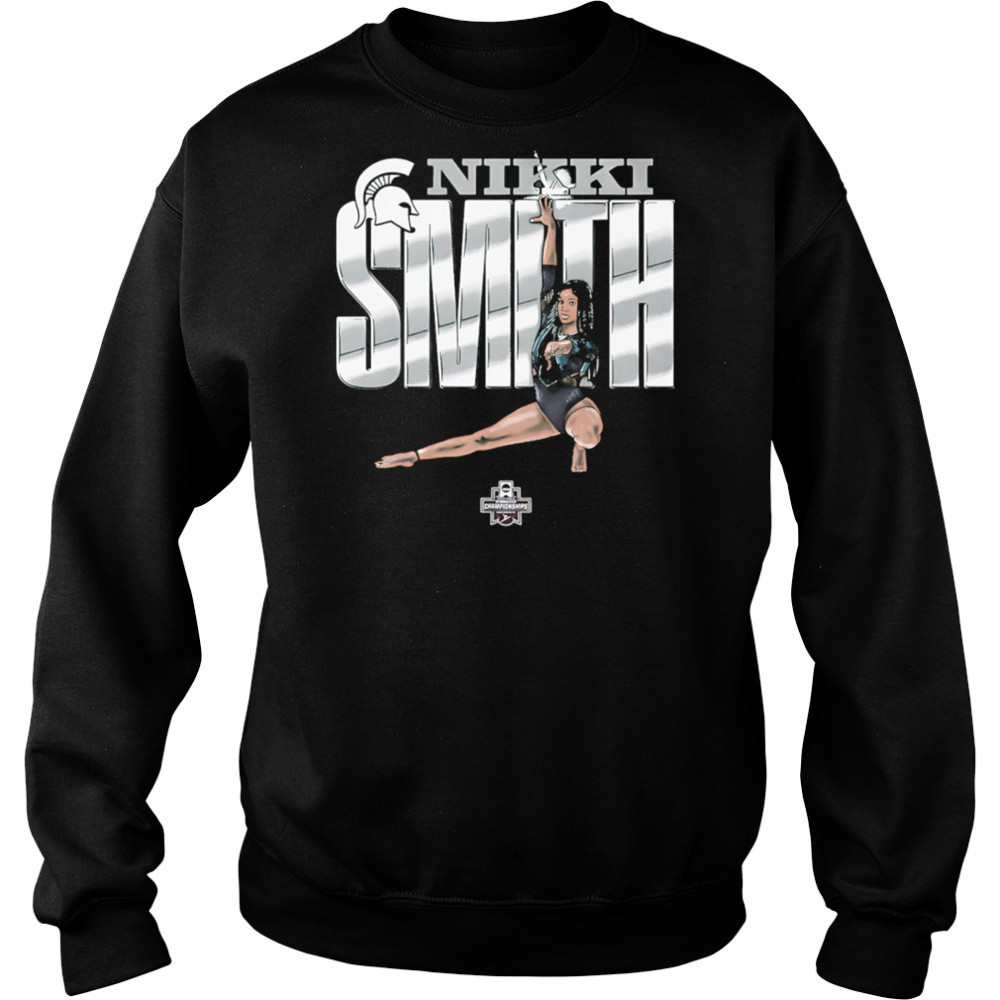 Nikki Smith Michigan State gymnastics cartoon shirt Hoodie