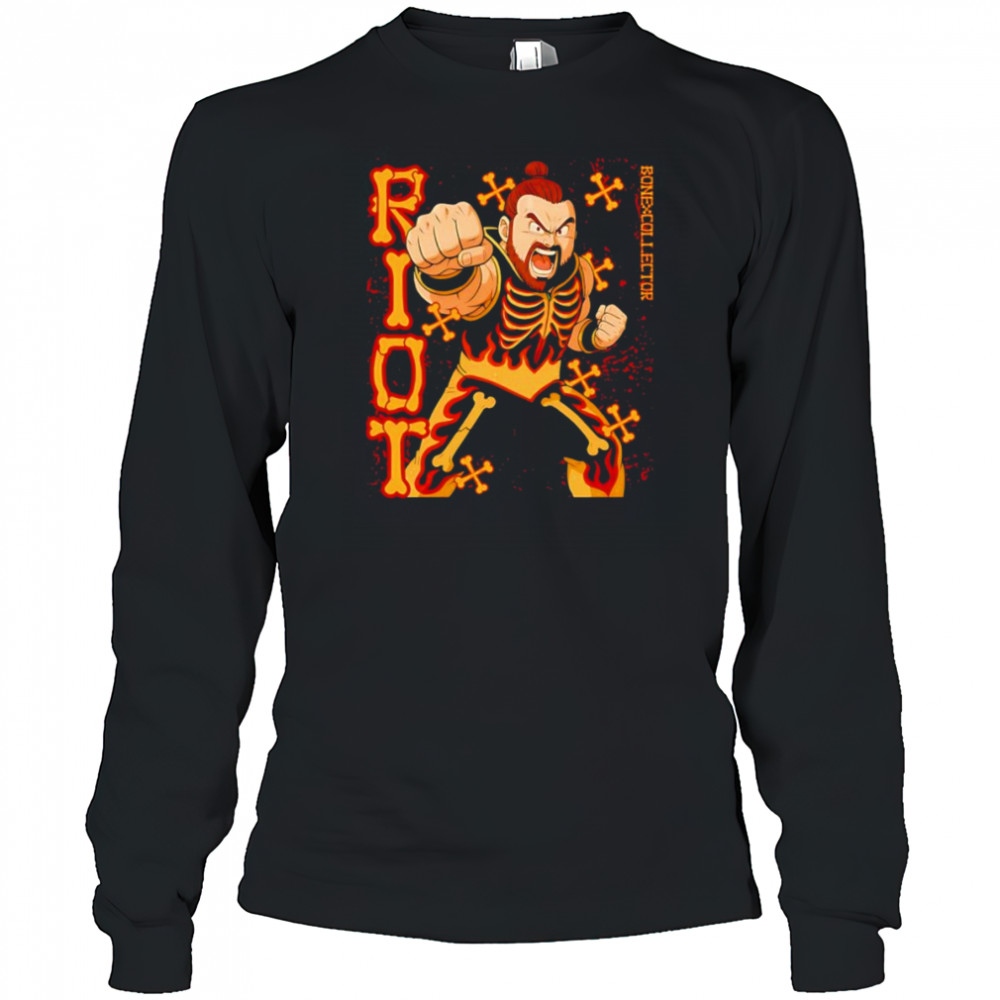 Paul Riot BoneXCollector cartoon shirt Long Sleeved