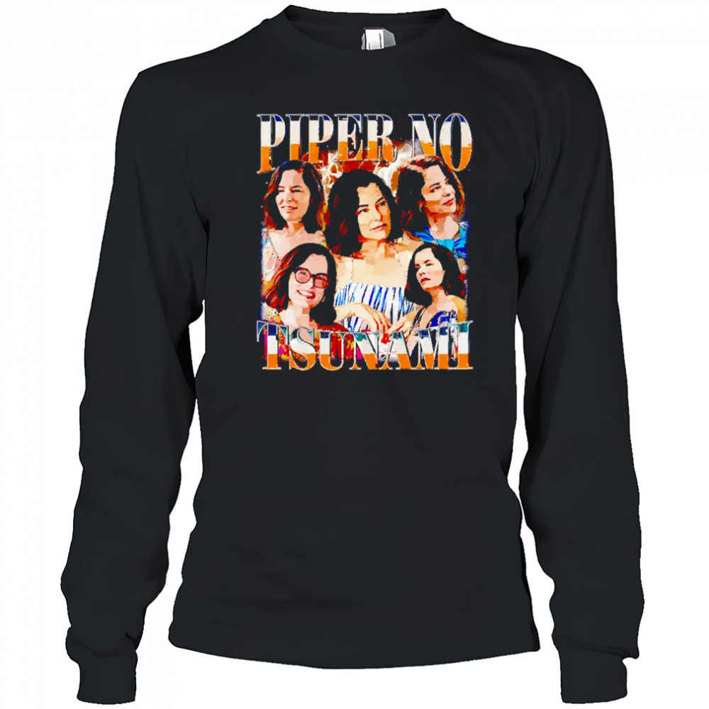 Piper No Tsunami graphic shirt Long Sleeved