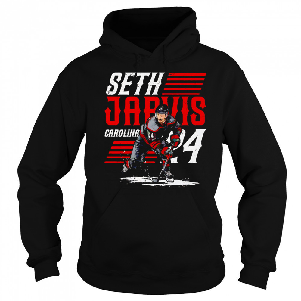Seth Jarvis wearing the freddie 500 shirt Sweatshirt