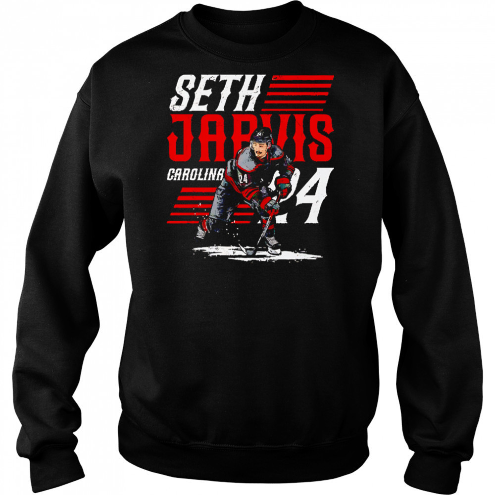 Seth Jarvis wearing the freddie 500 shirt Hoodie