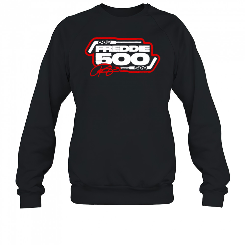 Seth Jarvis Wearing The Freddie 500 signature shirt Sweatshirt
