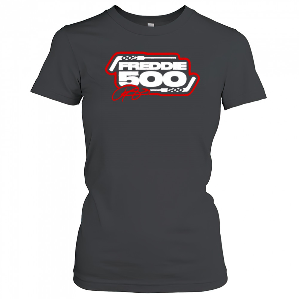 Seth Jarvis Wearing The Freddie 500 signature shirt Women's T-shirt