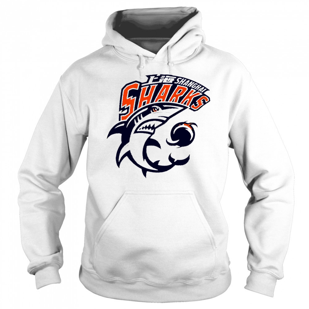 Shanghai Sharks logo basketball sports shirt Sweatshirt