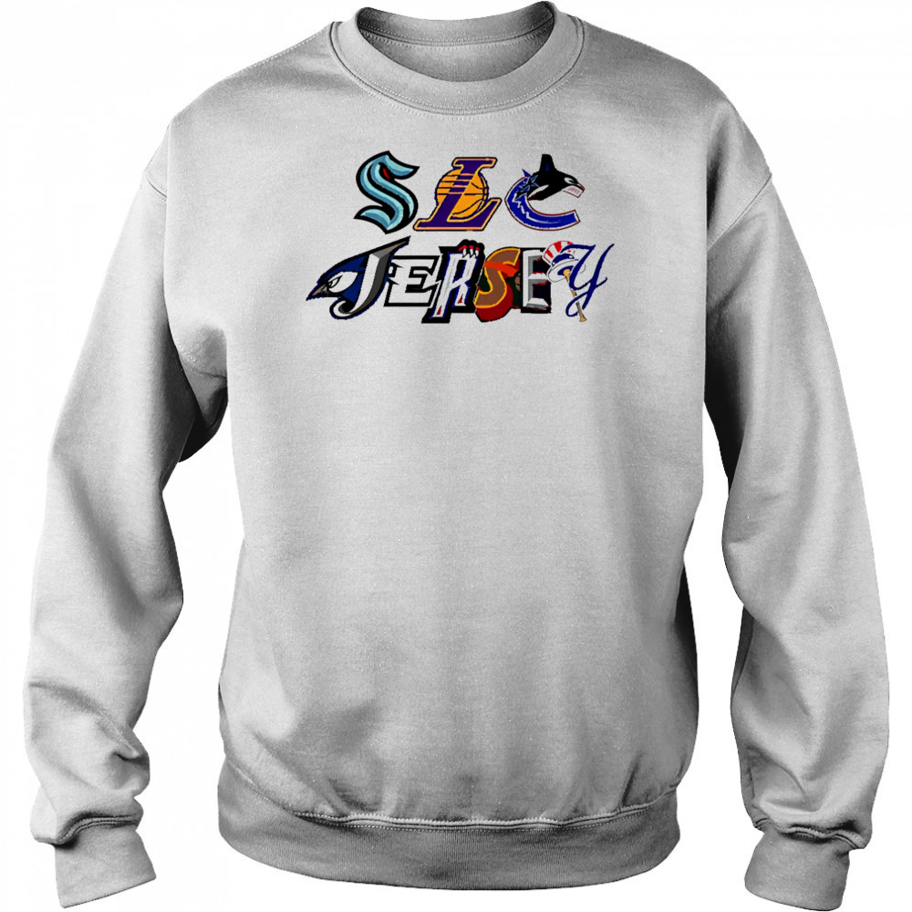 Slc Jersey logo teams NBA shirt Hoodie