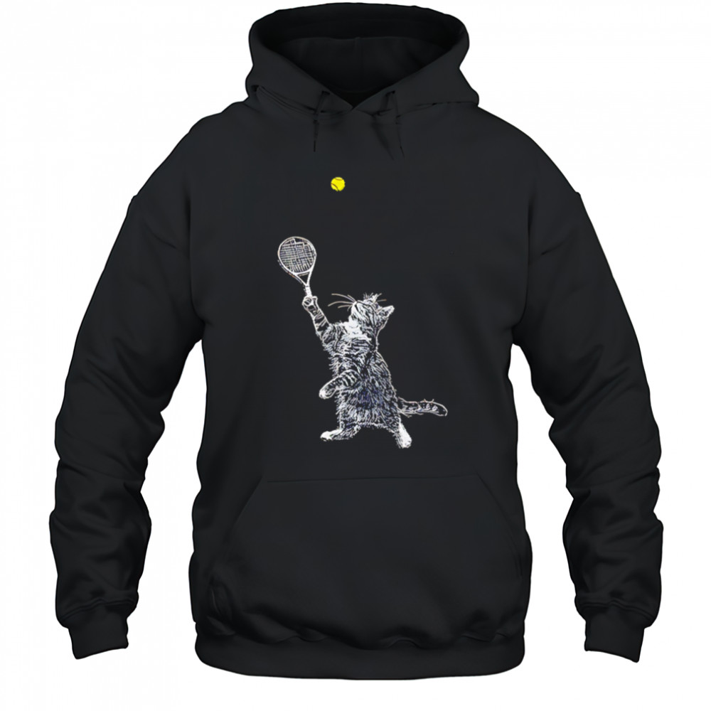 Tennis cat shirt Hoodie