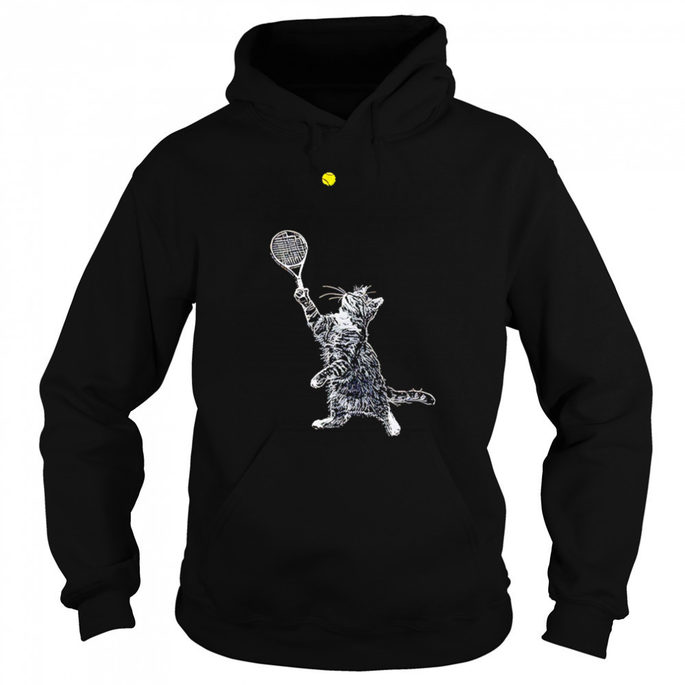 Tennis cat shirt Sweatshirt