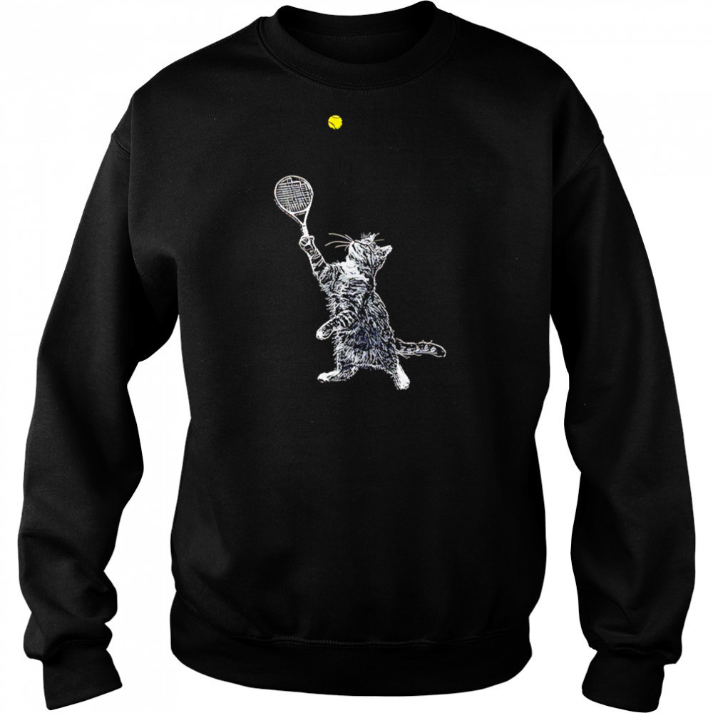 Tennis cat shirt Hoodie