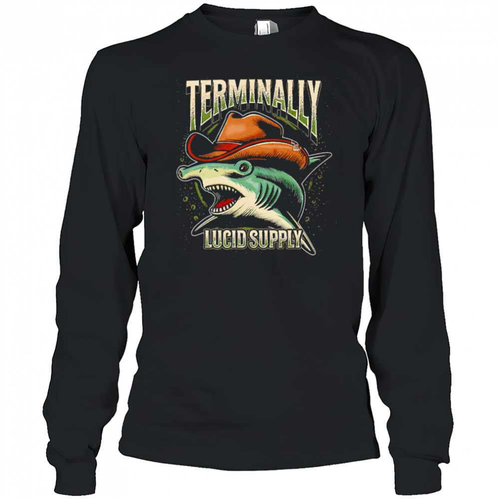 Terminally lucid supply Snack Cowboy vintage shirt Long Sleeved