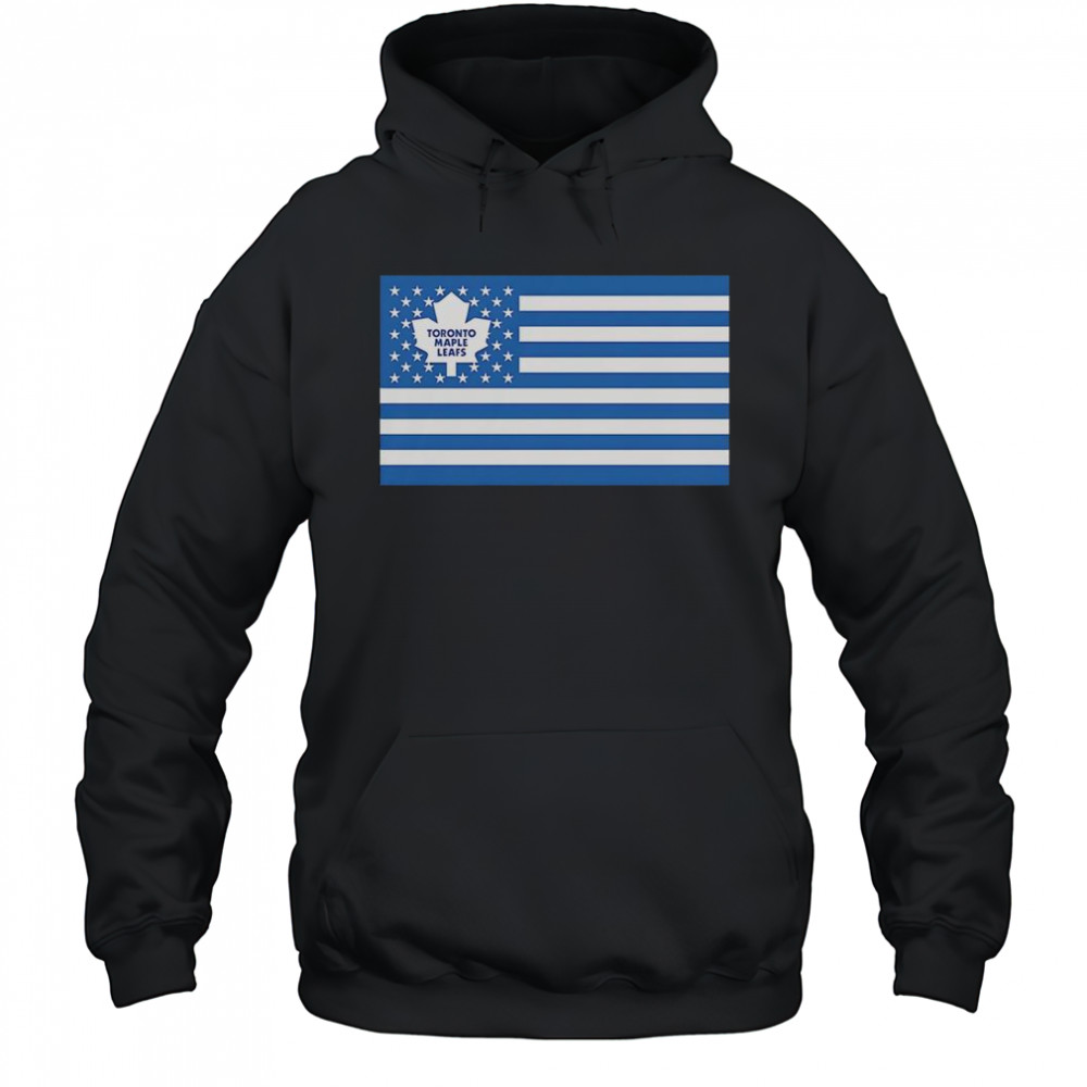 Toronto Maple Leafs American Flag T-Shirt Hoodie