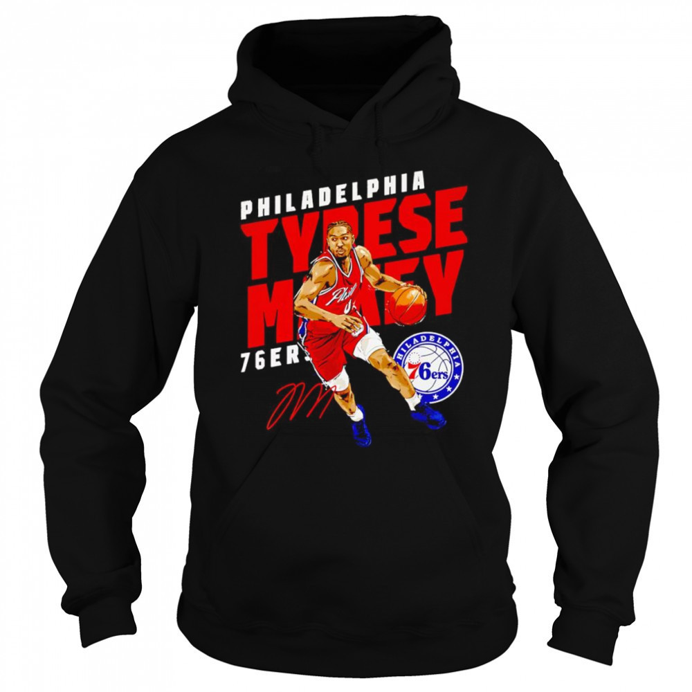Tyrese Maxey Philadelphia 76ers Slant shirt Sweatshirt