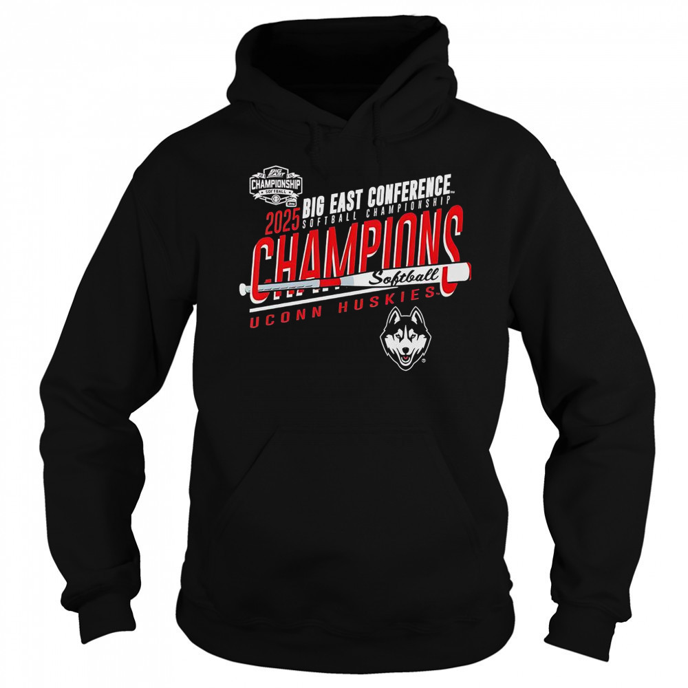 UConn Huskies 2025 Big East Softball Champions T-Shirt Sweatshirt