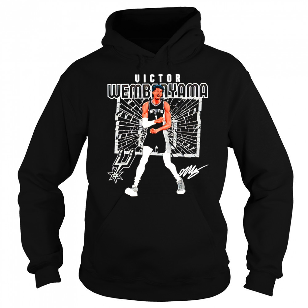 Victor Wembanyama 1 San Antonio Spurs NBA Basketball signature shirt Sweatshirt