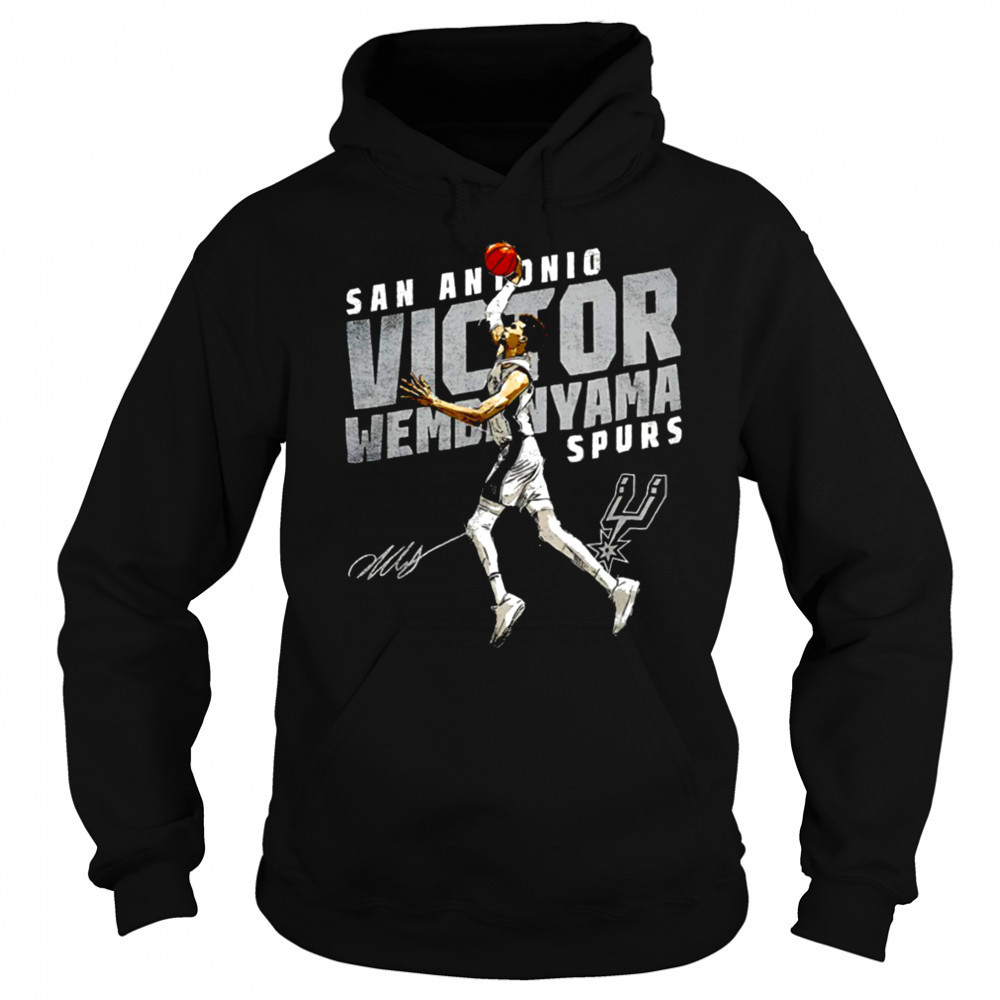 Victor Wembanyama San Antonio Spurs basketball player slant signature shirt Sweatshirt