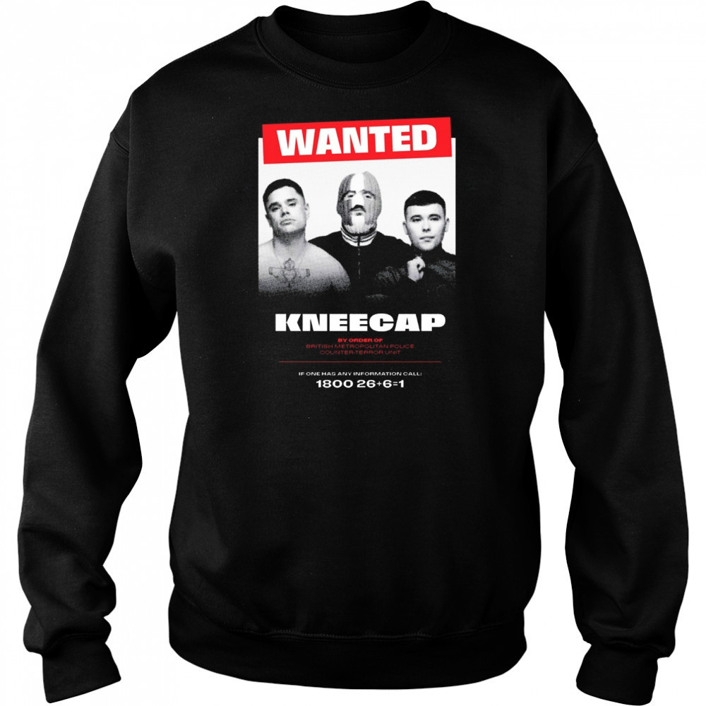 Wanted Kneecap By Order Of British Metropolitan Police Counter-Terror Unit t-shirt Hoodie