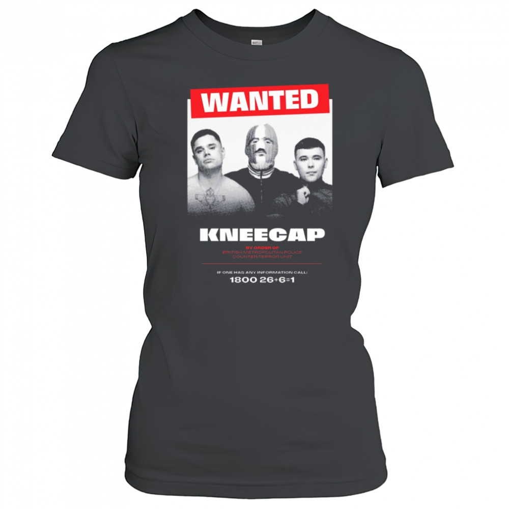 Wanted Kneecap By Order Of British Metropolitan Police Counter-Terror Unit t-shirt Women's T-shirt