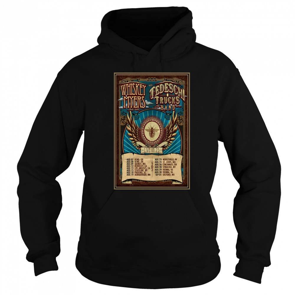 Whiskey Myers and Tedeschi Trucks Band Live In August – September 2025 t-shirt Sweatshirt
