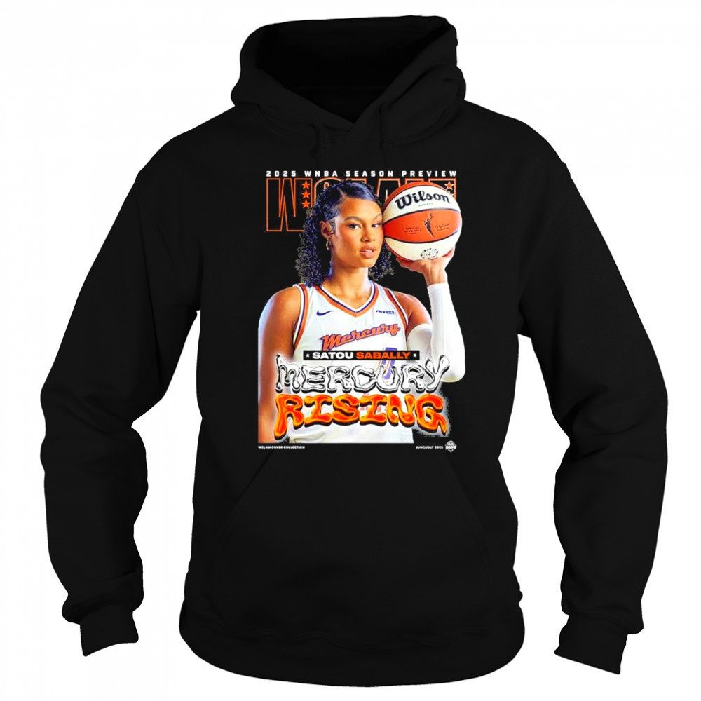 WSLAM Satou Sabally Phoenix acMercury SLAM 256 Mercury Rising 2025 WNBA Season Preview t-shirt Sweatshirt