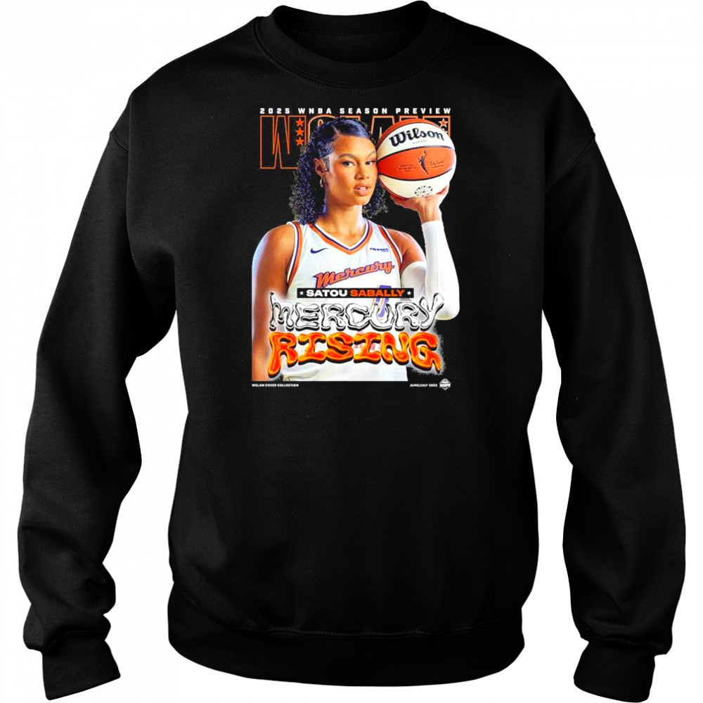 WSLAM Satou Sabally Phoenix acMercury SLAM 256 Mercury Rising 2025 WNBA Season Preview t-shirt Hoodie