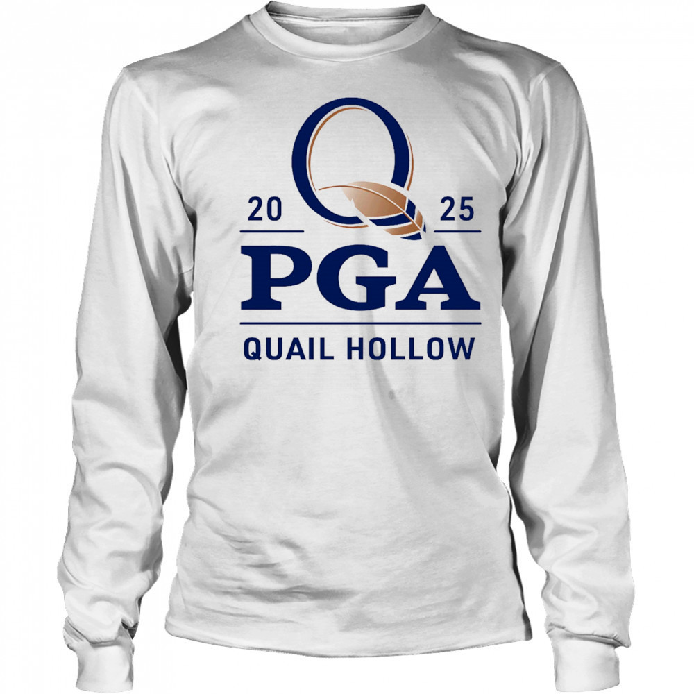 2025 PGA quail hollow shirt Long Sleeved
