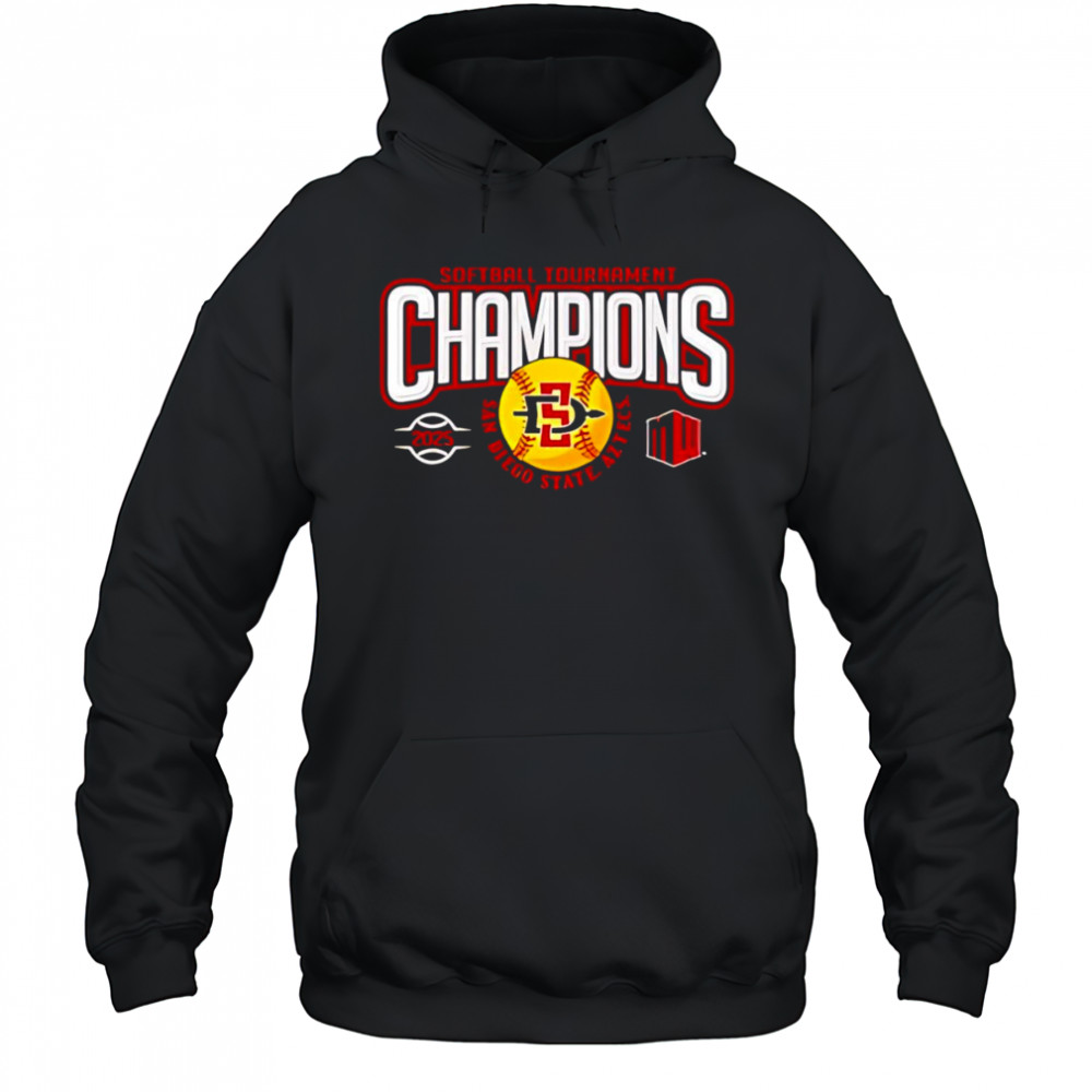 2025 SDSU Softball Mountain West Tournament Champions shirt Hoodie