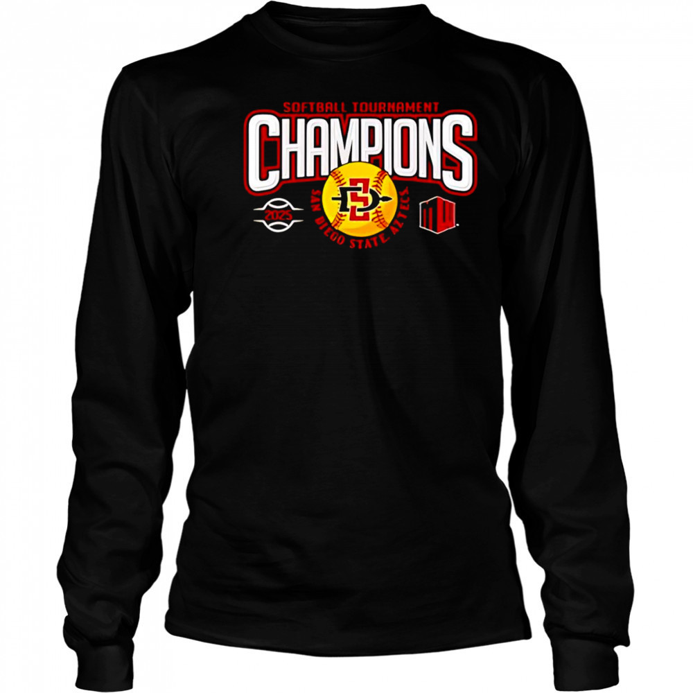 2025 SDSU Softball Mountain West Tournament Champions shirt Long Sleeved
