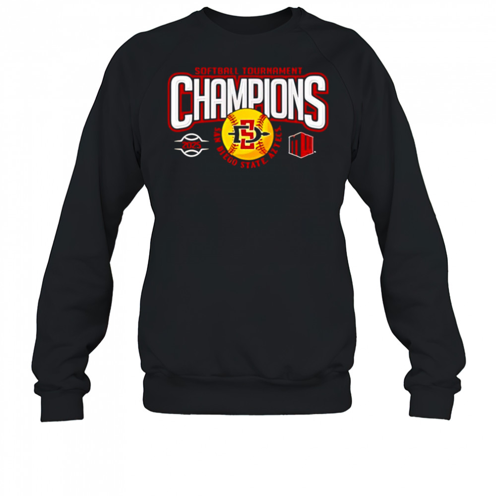 2025 SDSU Softball Mountain West Tournament Champions shirt Sweatshirt