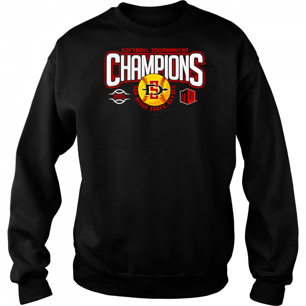 2025 SDSU Softball Mountain West Tournament Champions shirt Hoodie