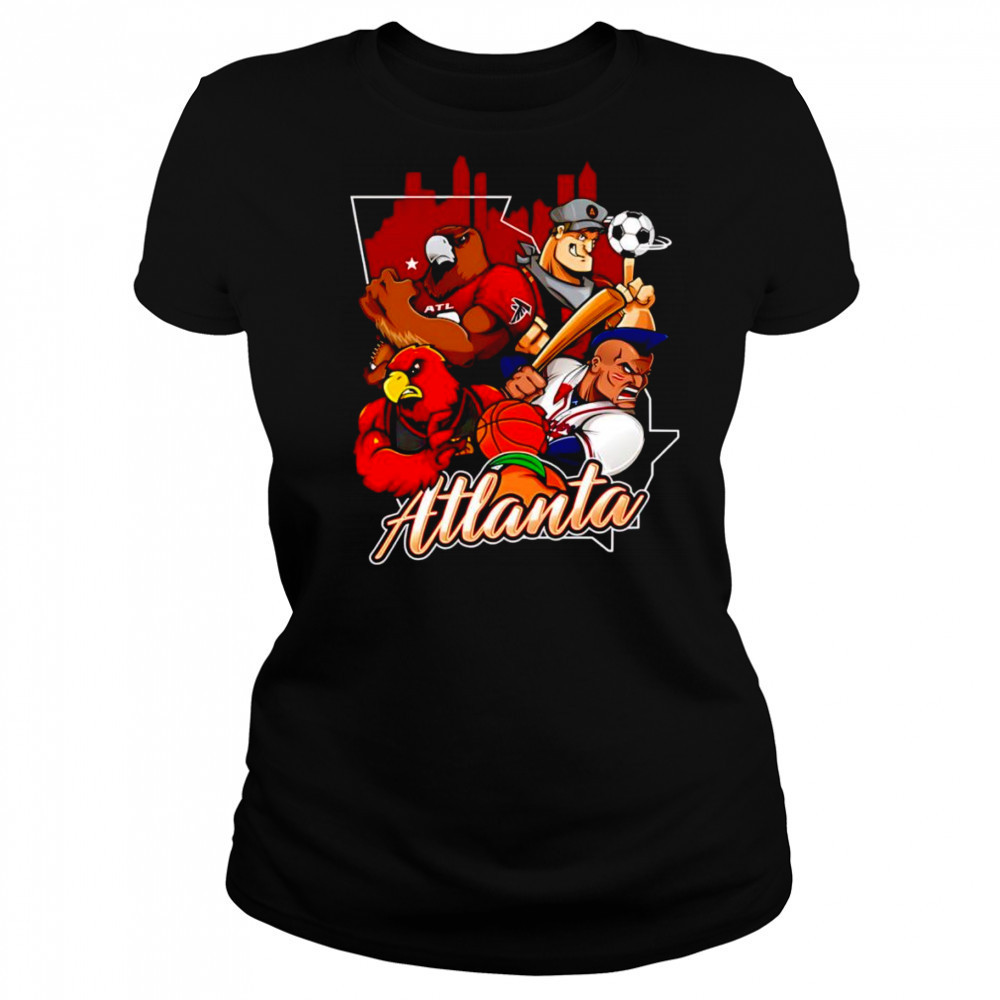 Atlanta sports mascot shirt Women's T-shirt
