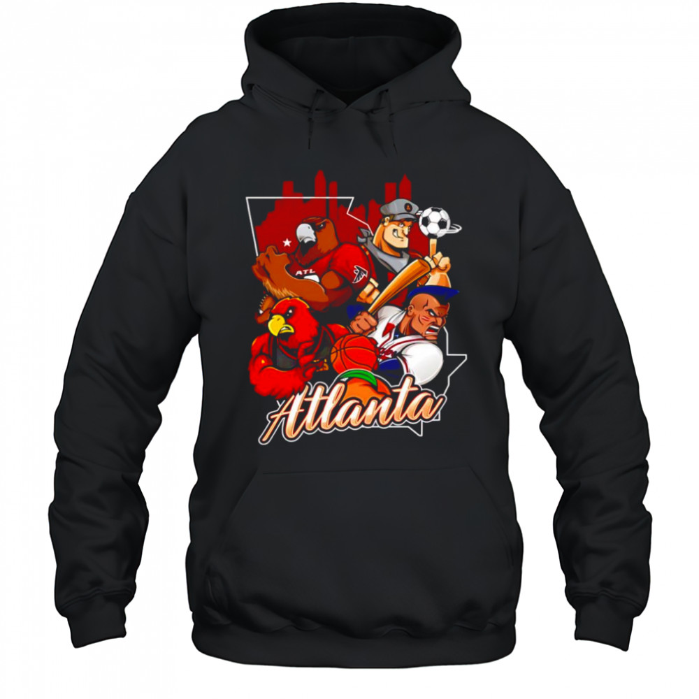 Atlanta sports mascot shirt Hoodie