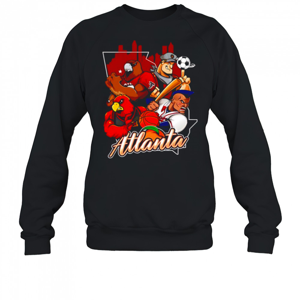Atlanta sports mascot shirt Sweatshirt