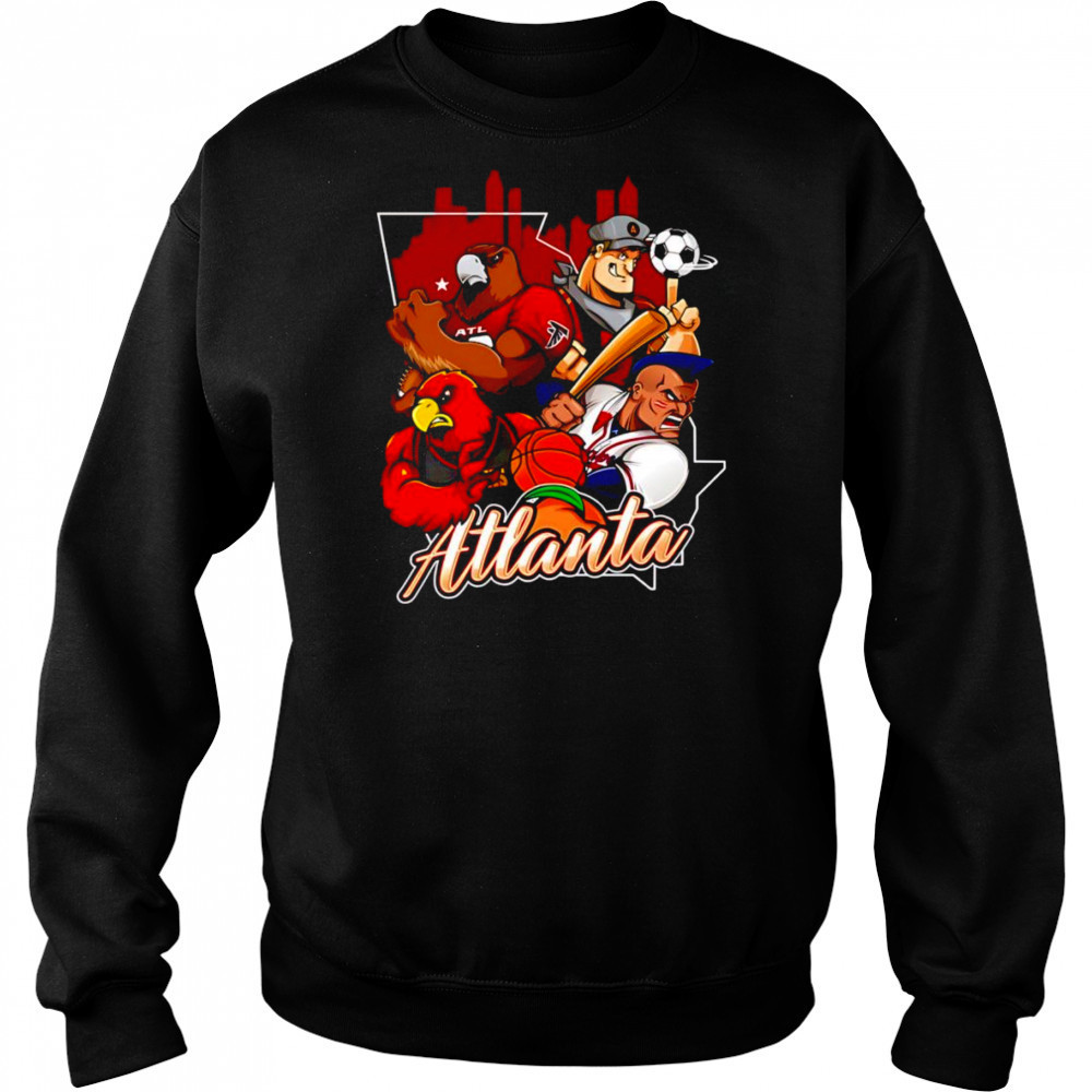 Atlanta sports mascot shirt Hoodie