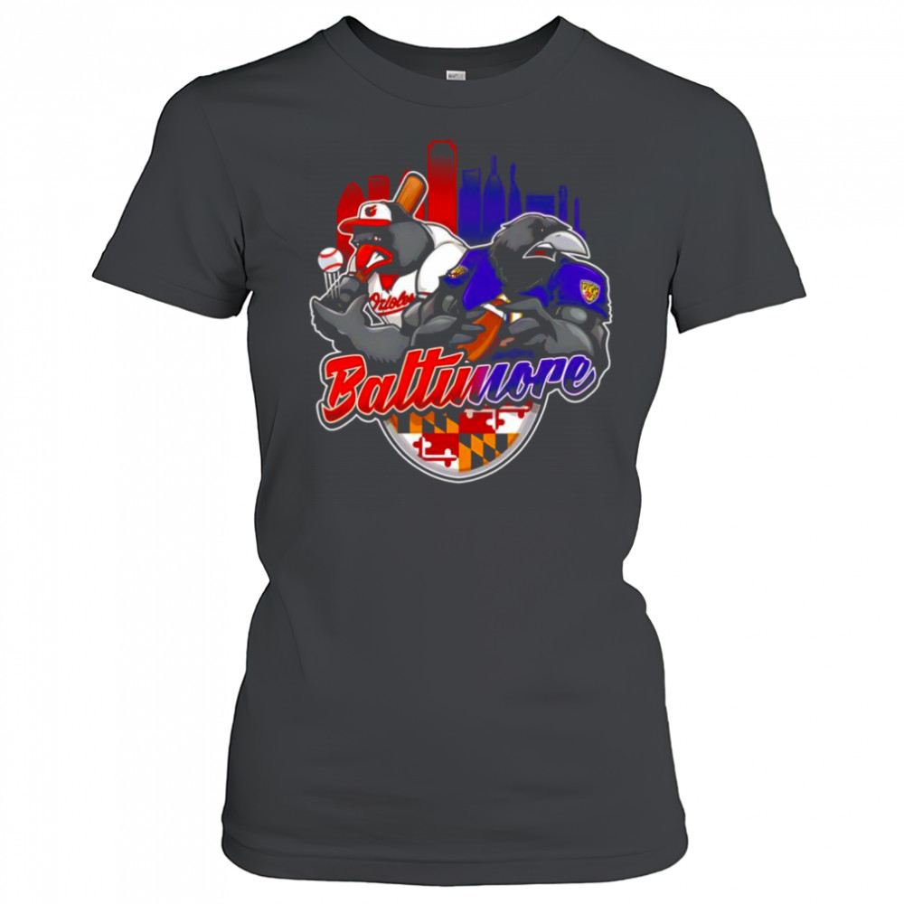 Baltimore baseball and football mascot shirt Women's T-shirt