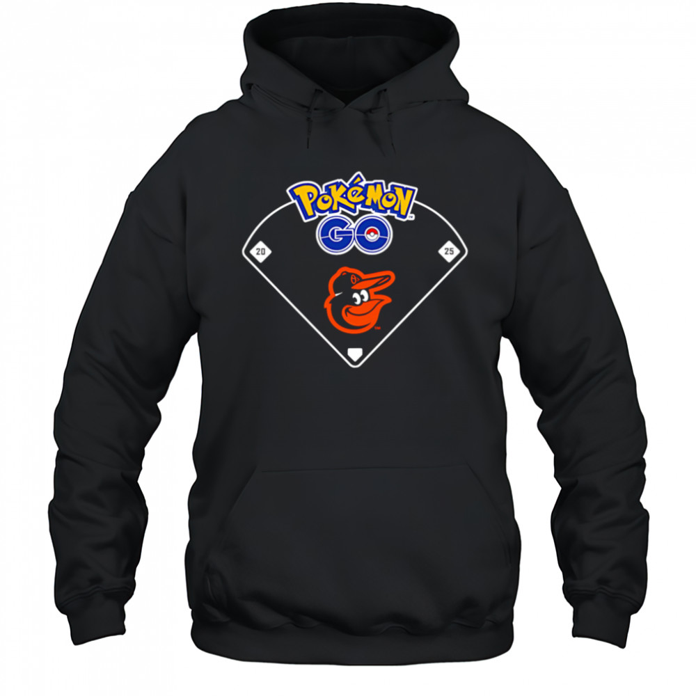 Baltimore Orioles Pokemon GO shirt Hoodie