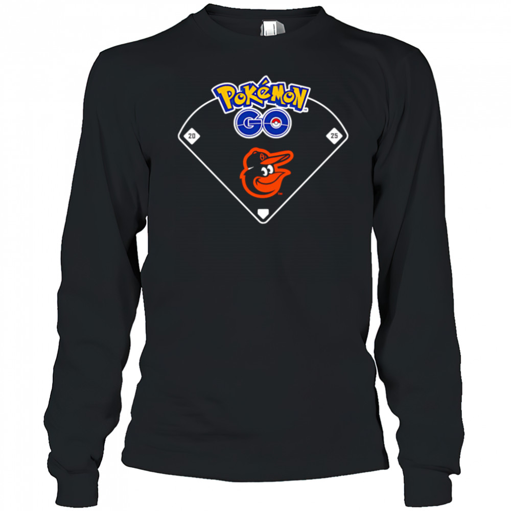 Baltimore Orioles Pokemon GO shirt Long Sleeved