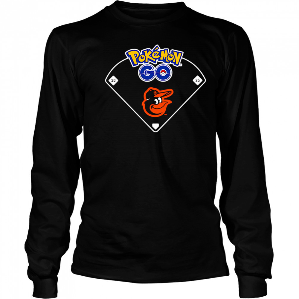 Baltimore Orioles Pokemon GO shirt Long Sleeved