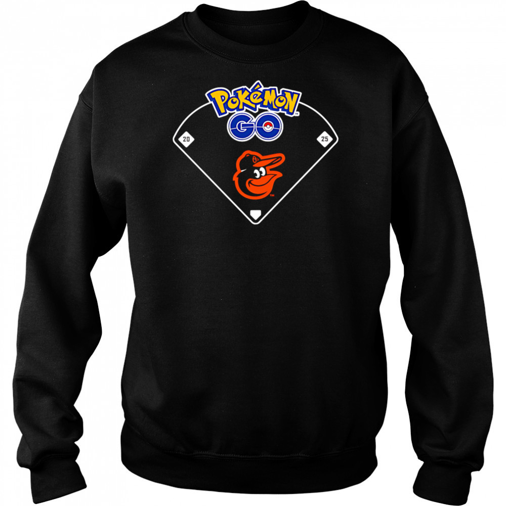 Baltimore Orioles Pokemon GO shirt Hoodie