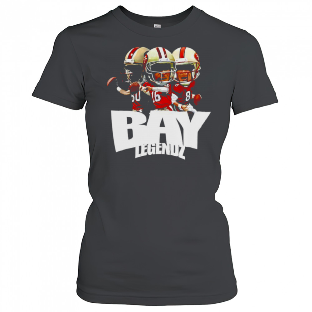 Bay Legendz Jerry Rice Joe Montana Steve Young San Francisco 49ers shirt Women's T-shirt