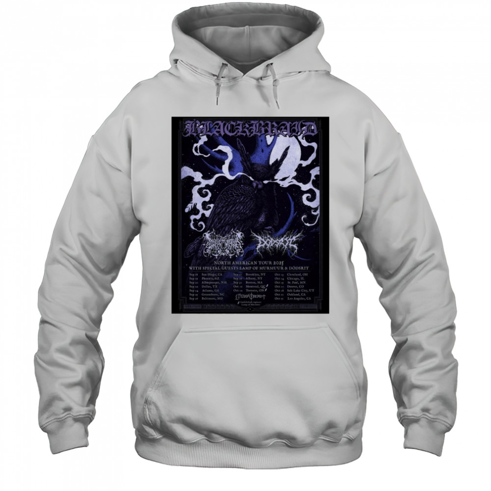 Blackbraid North American Tour Sept – Oct 2025 With Special Guests Lamp Of Murmuur & Dödsrit Poster t-shirt Hoodie