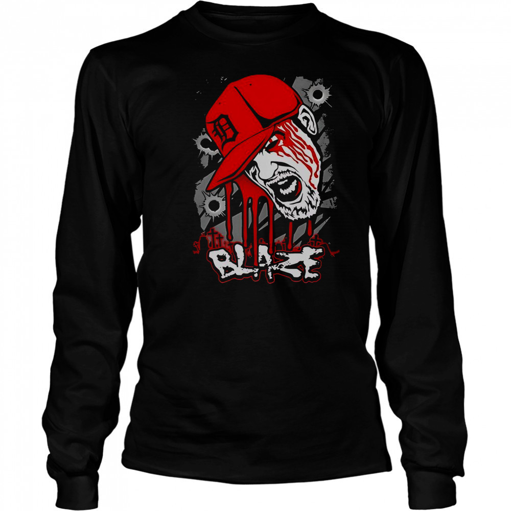 Blaze Bullet Holes 1 Less T-Shirt Long Sleeved