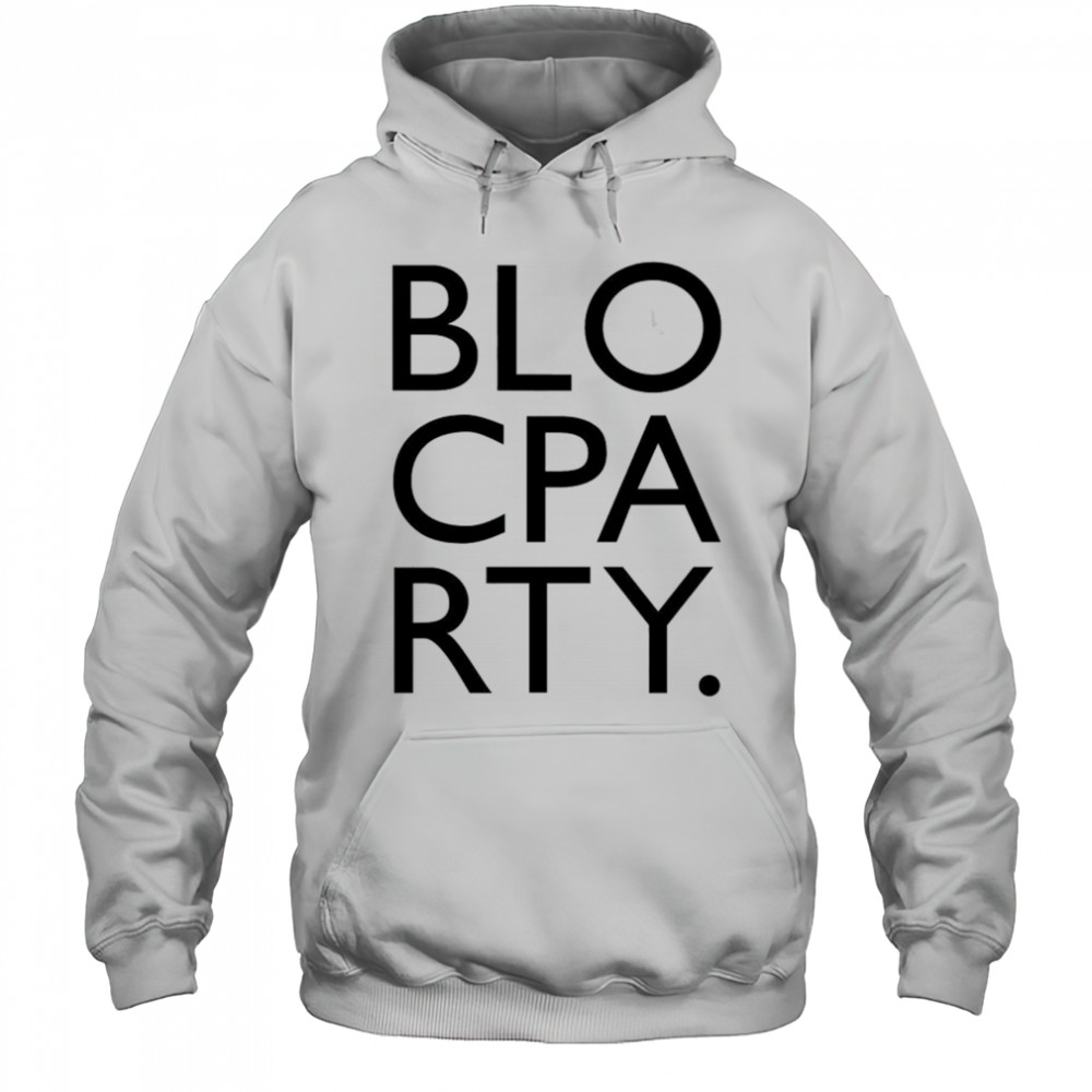 Bloc Party Logo T-shirt Hoodie