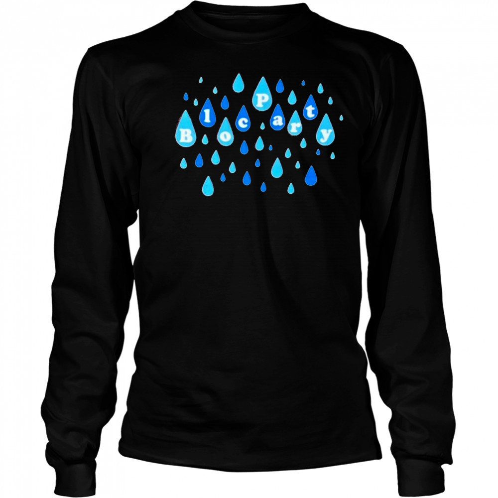 Bloc Party Raindrops T-shirt Long Sleeved
