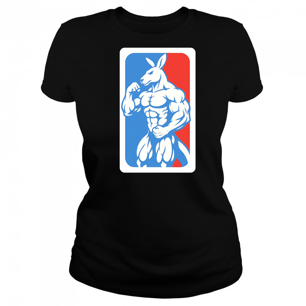 Bodybuilding Kangaroo logo NBA shirt Women's T-shirt