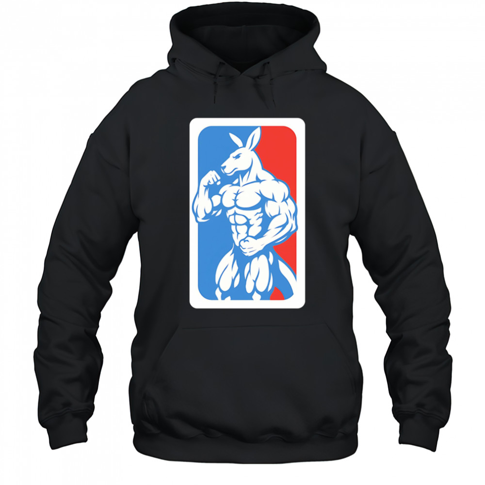 Bodybuilding Kangaroo logo NBA shirt Hoodie