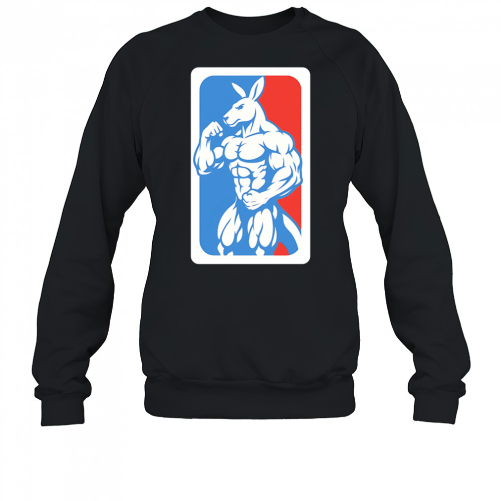 Bodybuilding Kangaroo logo NBA shirt Sweatshirt