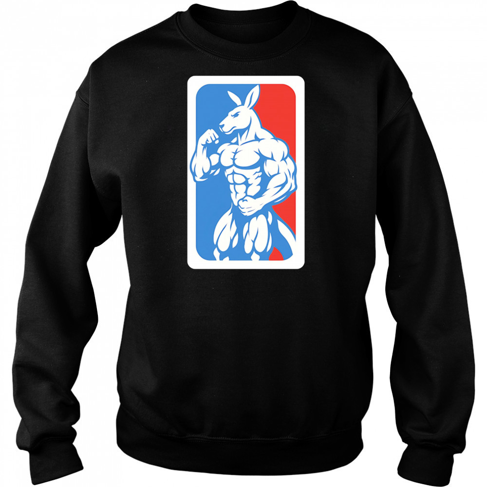 Bodybuilding Kangaroo logo NBA shirt Hoodie