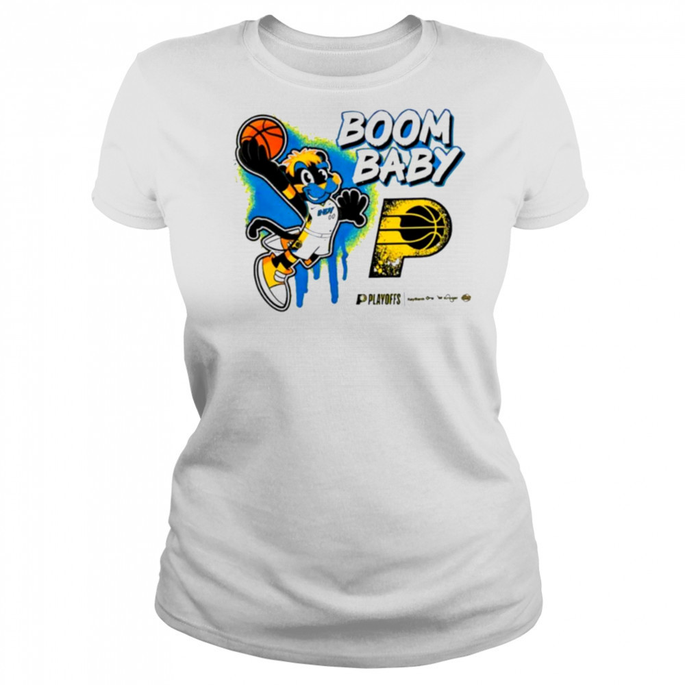 Boomer Boom Baby Indiana Pacers 2025 NBA Playoffs shirt Women's T-shirt