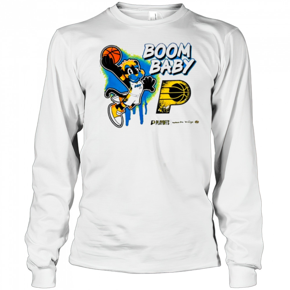 Boomer Boom Baby Indiana Pacers 2025 NBA Playoffs shirt Long Sleeved